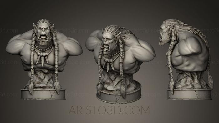 Busts of heroes and monsters (BUSTH_0120) 3D model for CNC machine